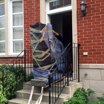 Residential move-in day, Blainville